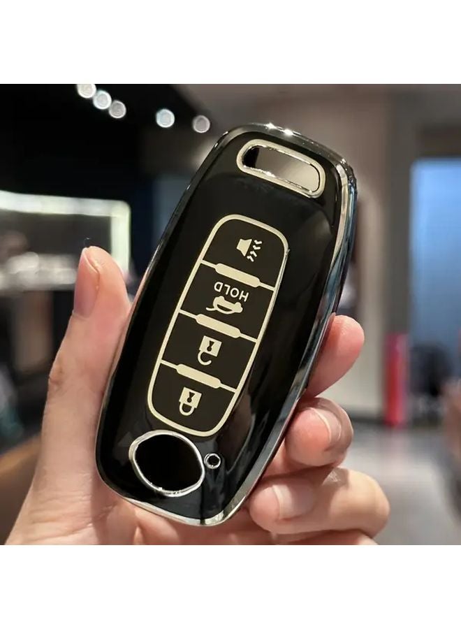 غطاء مفتاح TPU أبيض لسيارات نيسان إكس تريل T33، كيكس، كاشكاي J12، جوك، تيانا، ألتيما، آريا - Image 5